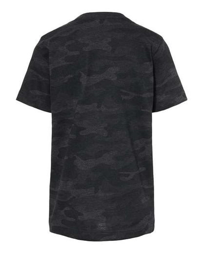 LAT Youth Fine Jersey Tee 6101 Storm Camo