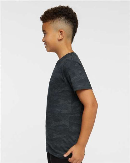 LAT Youth Fine Jersey Tee 6101 Storm Camo