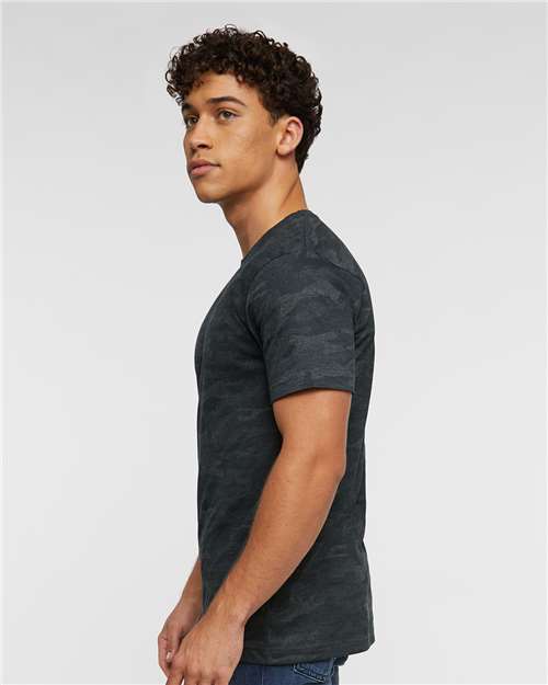 LAT Fine Jersey Tee 6901 Storm Camo