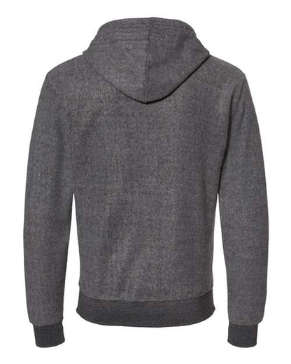 J. America Flip Side Fleece Hooded Sweatshirt 8709