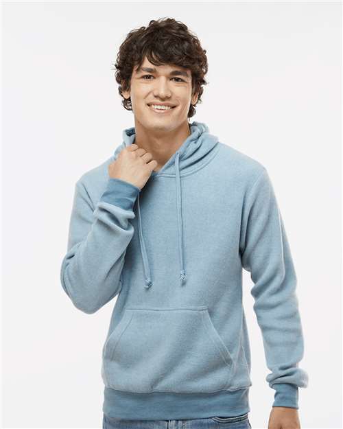 Custom Embroidered  J. America Flip Side Fleece Hooded Sweatshirt 8709  