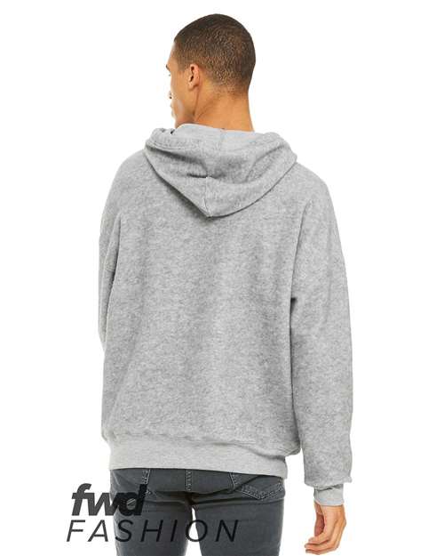 BELLA + CANVAS FWD Fashion Sueded Fleece Hoodie 3329 Custom Embroidered Business Logo