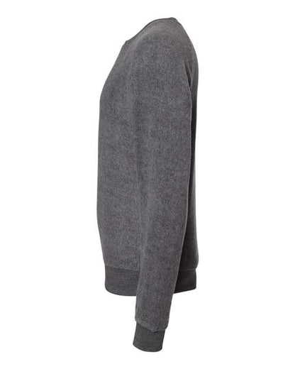 J. America Flip Side Fleece Crewneck Sweatshirt 8710