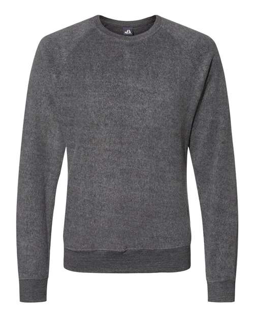 J. America Flip Side Fleece Crewneck Sweatshirt 8710