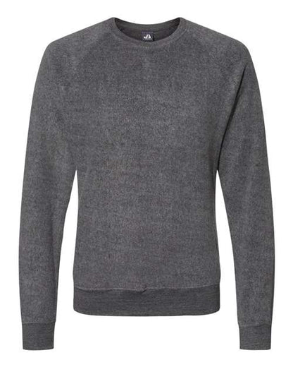 J. America Flip Side Fleece Crewneck Sweatshirt 8710