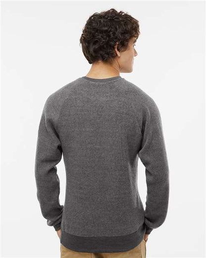 J. America Flip Side Fleece Crewneck Sweatshirt 8710
