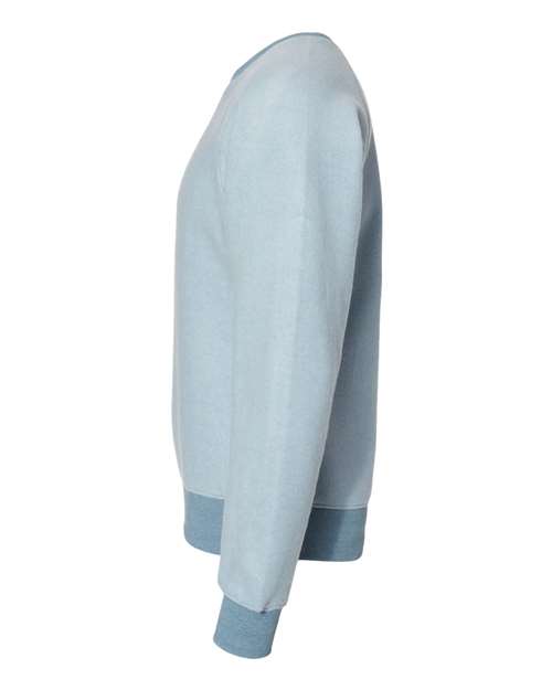 J. America Flip Side Fleece Crewneck Sweatshirt 8710