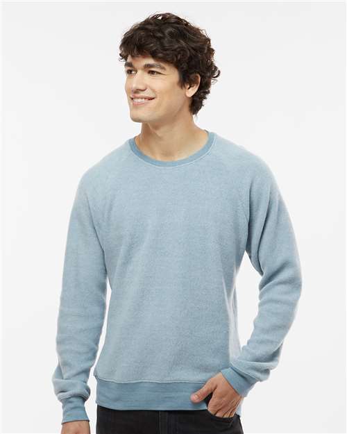 Custom Embroidered  J. America Flip Side Fleece Crewneck Sweatshirt 8710  