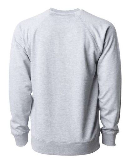 Independent Trading Co. Icon Lightweight Loopback Terry Crewneck Sweatshirt SS1000C Custom Embroidered Business Logo