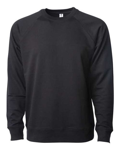 Independent Trading Co. Icon Lightweight Loopback Terry Crewneck Sweatshirt SS1000C Custom Embroidered Business Logo