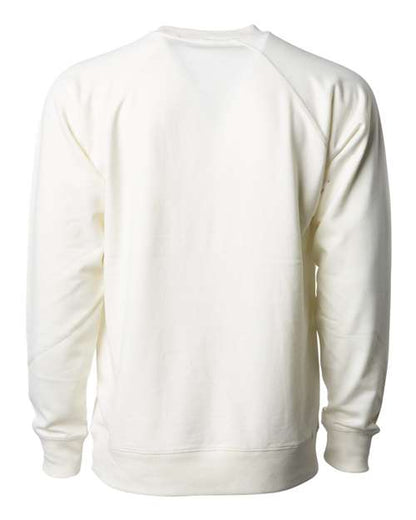 Independent Trading Co. Icon Lightweight Loopback Terry Crewneck Sweatshirt SS1000C Custom Embroidered Business Logo