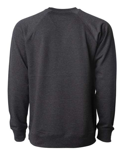 Independent Trading Co. Icon Lightweight Loopback Terry Crewneck Sweatshirt SS1000C Custom Embroidered Business Logo