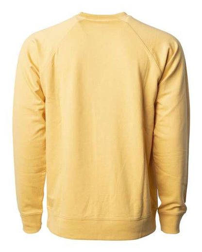 Independent Trading Co. Icon Lightweight Loopback Terry Crewneck Sweatshirt SS1000C Custom Embroidered Business Logo