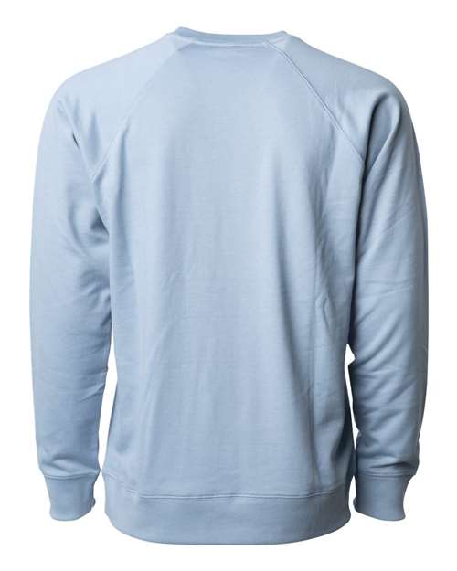 Independent Trading Co. Icon Lightweight Loopback Terry Crewneck Sweatshirt SS1000C Custom Embroidered Business Logo