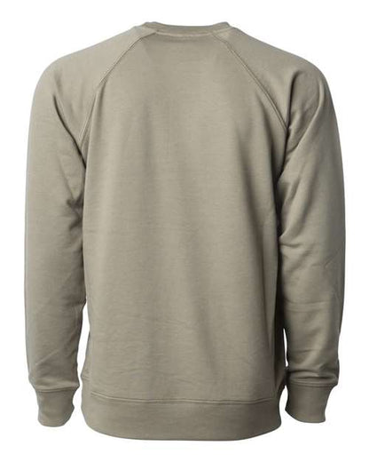 Independent Trading Co. Icon Lightweight Loopback Terry Crewneck Sweatshirt SS1000C Custom Embroidered Business Logo