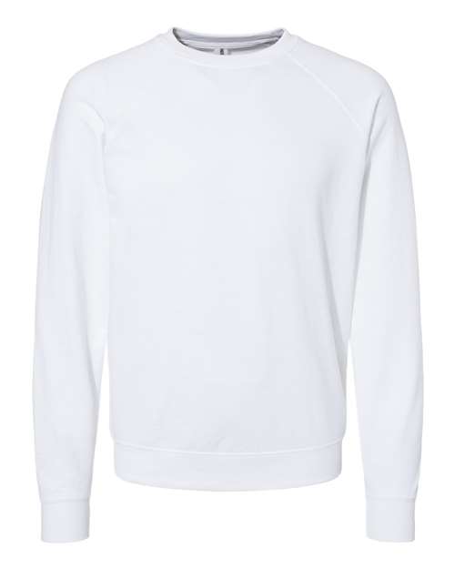 Independent Trading Co. Icon Lightweight Loopback Terry Crewneck Sweatshirt SS1000C Custom Embroidered Business Logo