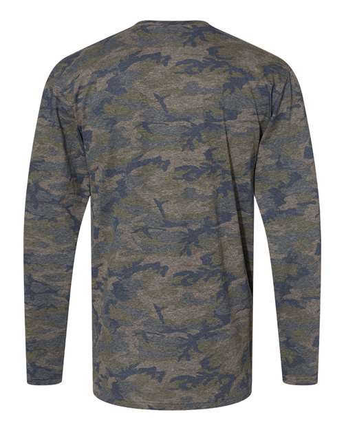 LAT Fine Jersey Long Sleeve Tee 6918 Vintage Camo