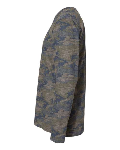 LAT Fine Jersey Long Sleeve Tee 6918 Vintage Camo
