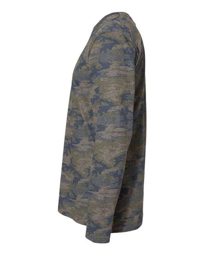 LAT Fine Jersey Long Sleeve Tee 6918 Vintage Camo