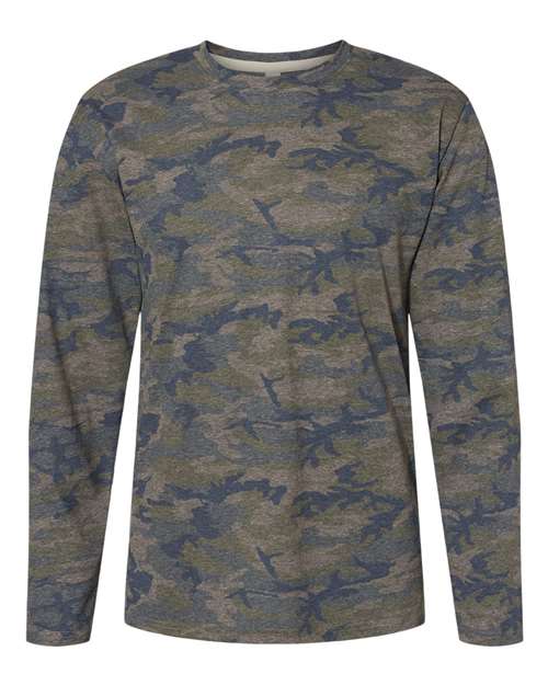 LAT Fine Jersey Long Sleeve Tee 6918 Vintage Camo