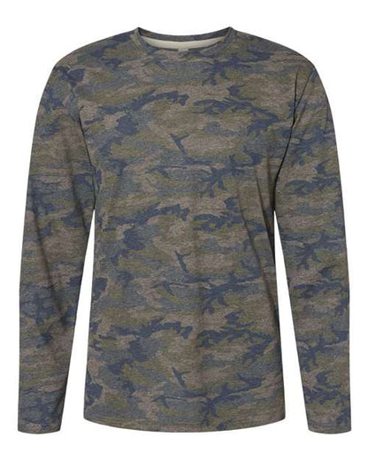 LAT Fine Jersey Long Sleeve Tee 6918 Vintage Camo