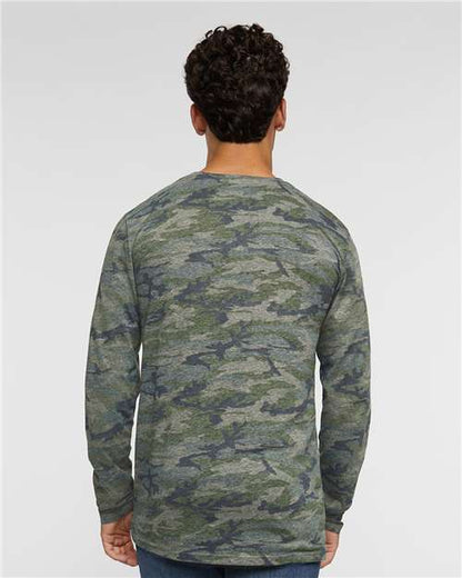 LAT Fine Jersey Long Sleeve Tee 6918 Vintage Camo