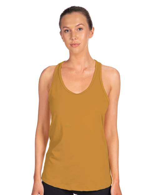 Next Level Women's Ideal Racerback Tank 1533 Antique Gold