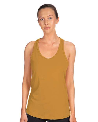 Next Level Women's Ideal Racerback Tank 1533 Antique Gold