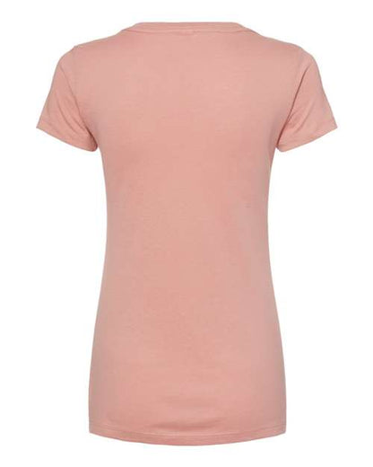 Next Level Women's Ideal V-Neck T-Shirt 1540 Desert Pink