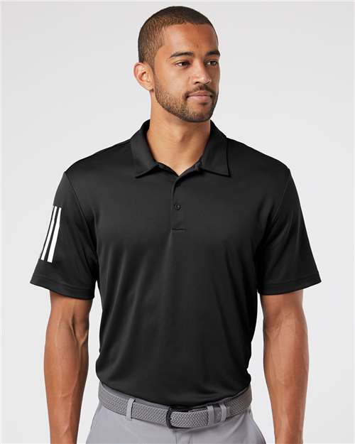 Adidas Floating 3-Stripes Polo A480 Custom Embroidered Business Logo