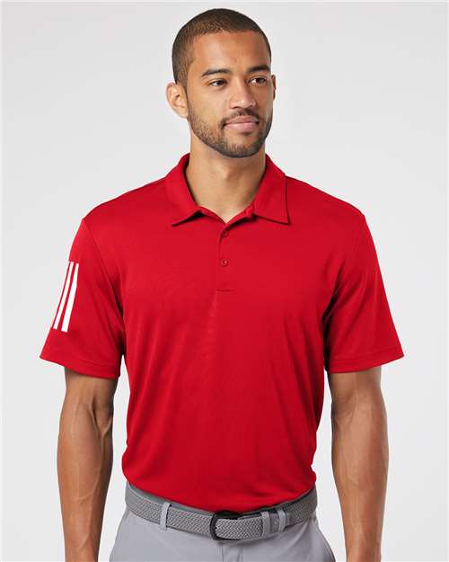 Adidas Floating 3-Stripes Polo A480 Custom Embroidered Business Logo