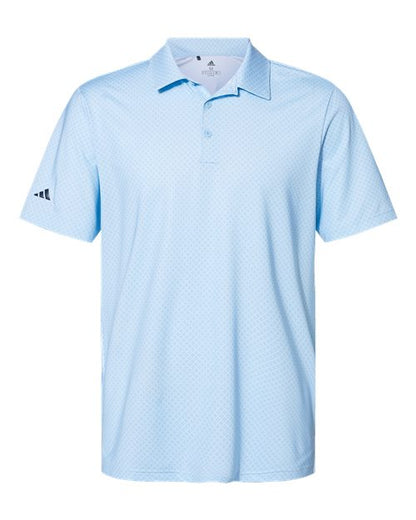 Adidas Diamond Dot Print Polo A498 Custom Embroidered Business Logo