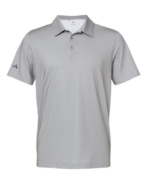 Adidas Diamond Dot Print Polo A498 Custom Embroidered Business Logo