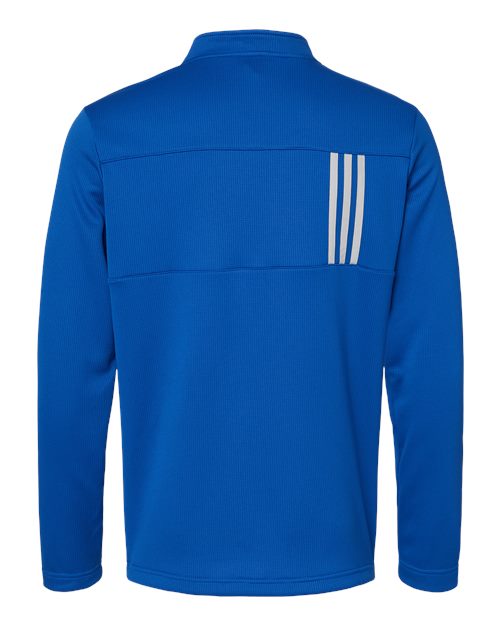 Adidas 3-Stripes Double Knit Quarter-Zip Pullover A482 Custom Embroidered Business Logo