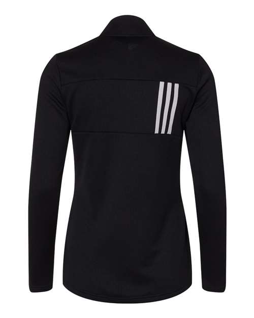 Adidas 3-Stripes Double Knit Quarter-Zip Pullover A482 Custom Embroidered Business Logo