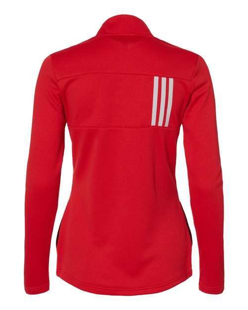 Adidas Women's 3-Stripes Double Knit Full-Zip A483 Custom Embroidered Business Logo