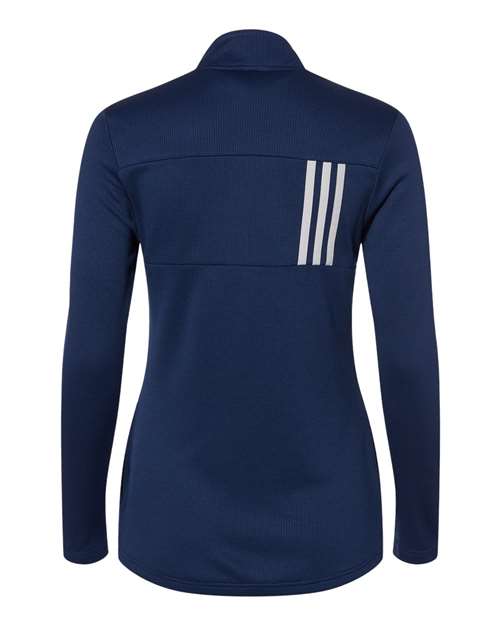 Adidas Women's 3-Stripes Double Knit Full-Zip A483 Custom Embroidered Business Logo