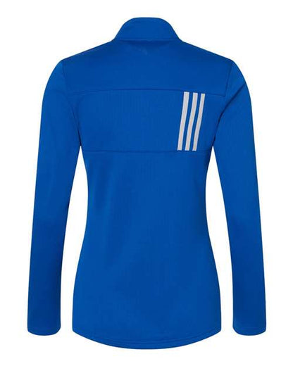 Adidas Women's 3-Stripes Double Knit Full-Zip A483 Custom Embroidered Business Logo