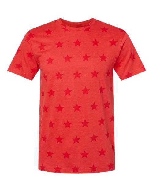 Code Five Star Print Tee 3929