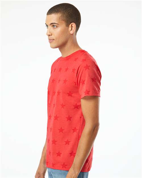 Code Five Star Print Tee 3929
