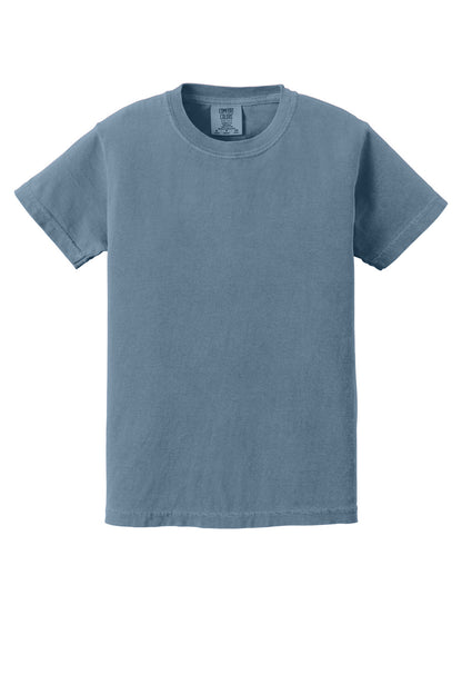 Custom Embroidered Comfort Colors T-Shirts  in Blue Jean