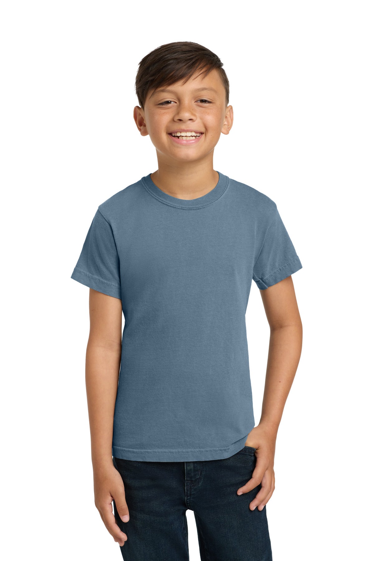 Custom Embroidered Comfort Colors T-Shirts  in Blue Jean
