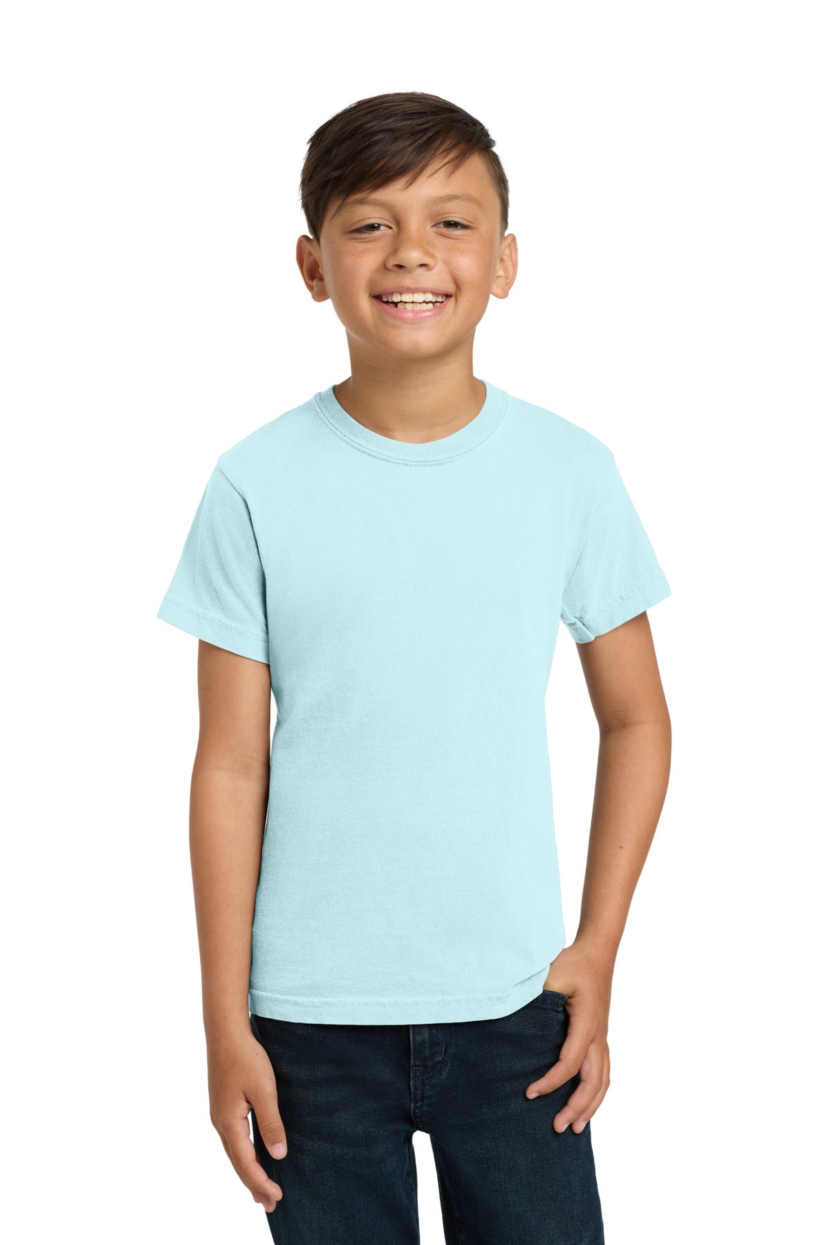 Custom Embroidered Comfort Colors T-Shirts  in Chambray