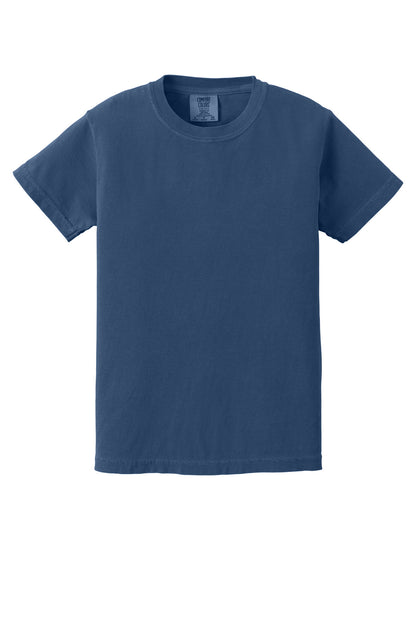 Custom Embroidered Comfort Colors T-Shirts  in China Blue