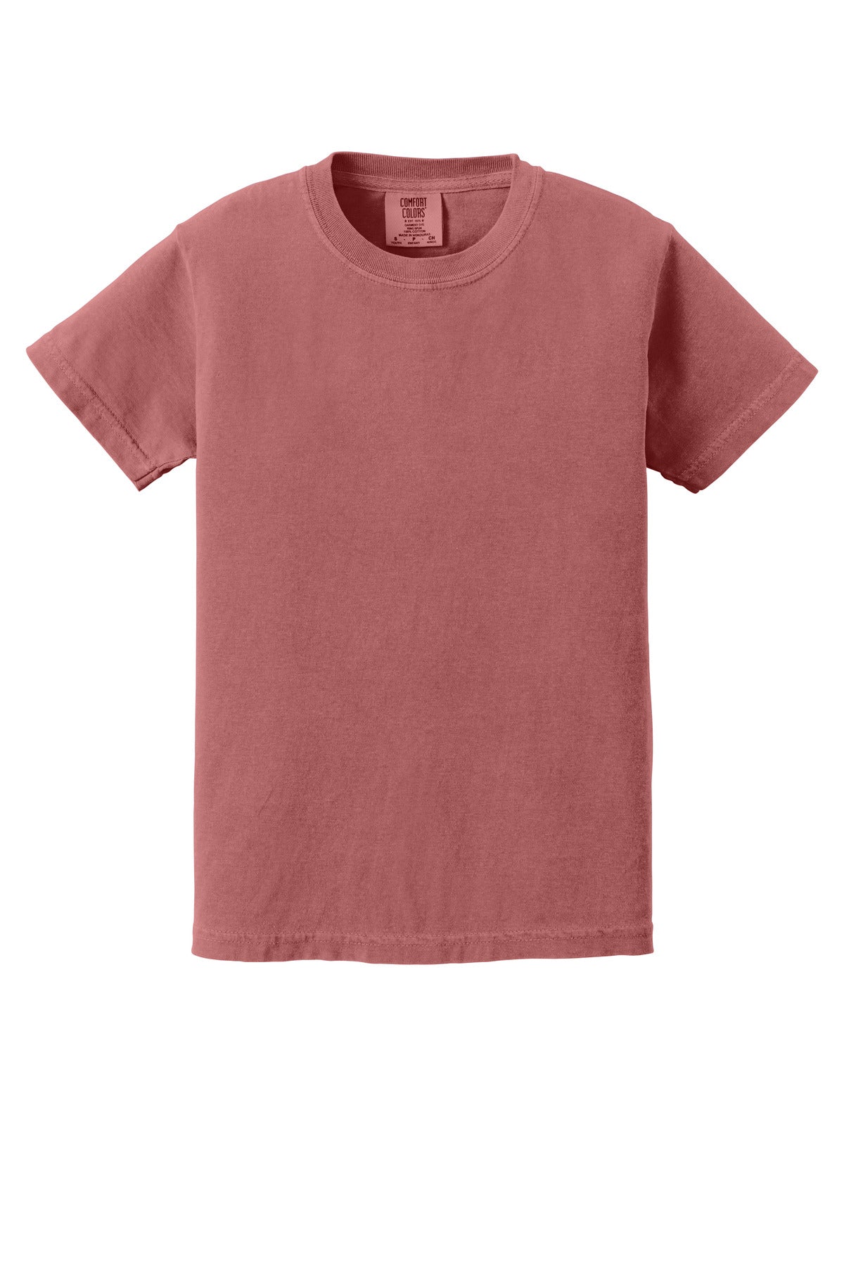 Custom Embroidered Comfort Colors T-Shirts  in Crimson