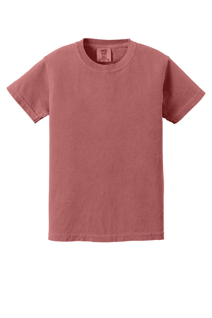 Custom Embroidered Comfort Colors T-Shirts  in Crimson