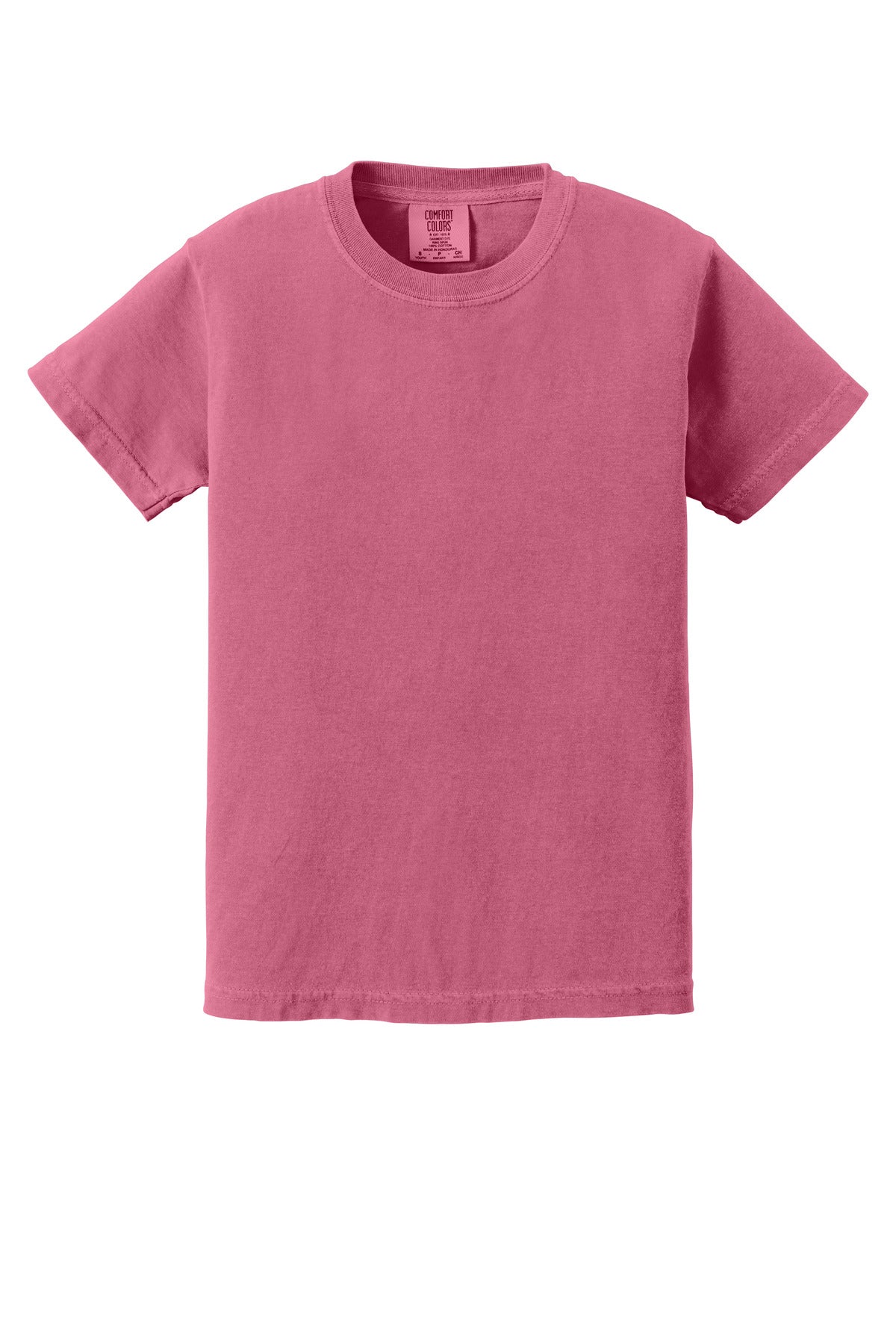 Custom Embroidered Comfort Colors T-Shirts  in Crunchberry
