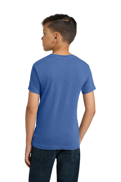 Custom Embroidered Comfort Colors T-Shirts  in Flo Blue