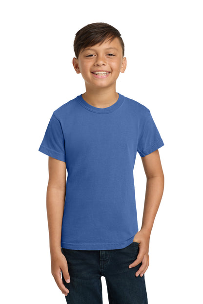 Custom Embroidered Comfort Colors T-Shirts  in Flo Blue