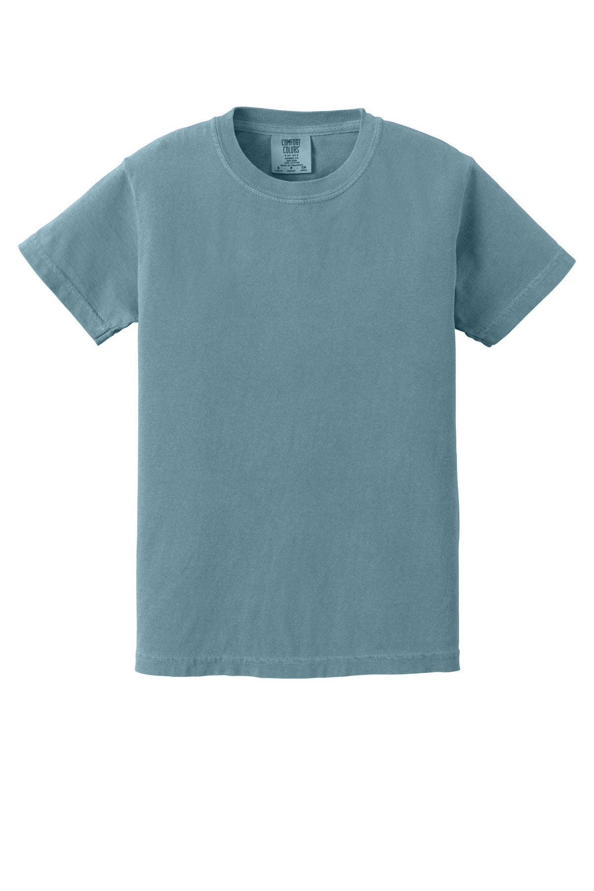 Custom Embroidered Comfort Colors T-Shirts  in Ice Blue